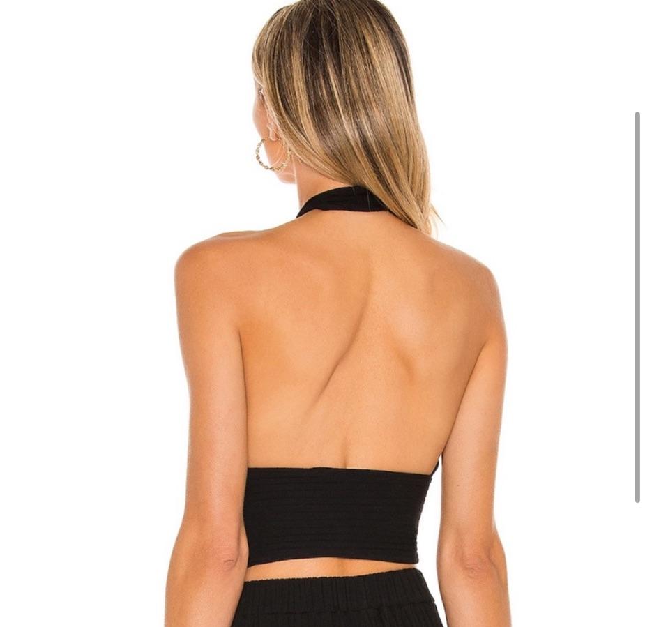 Black Halter Tank Crossed — photo 3 of 4
