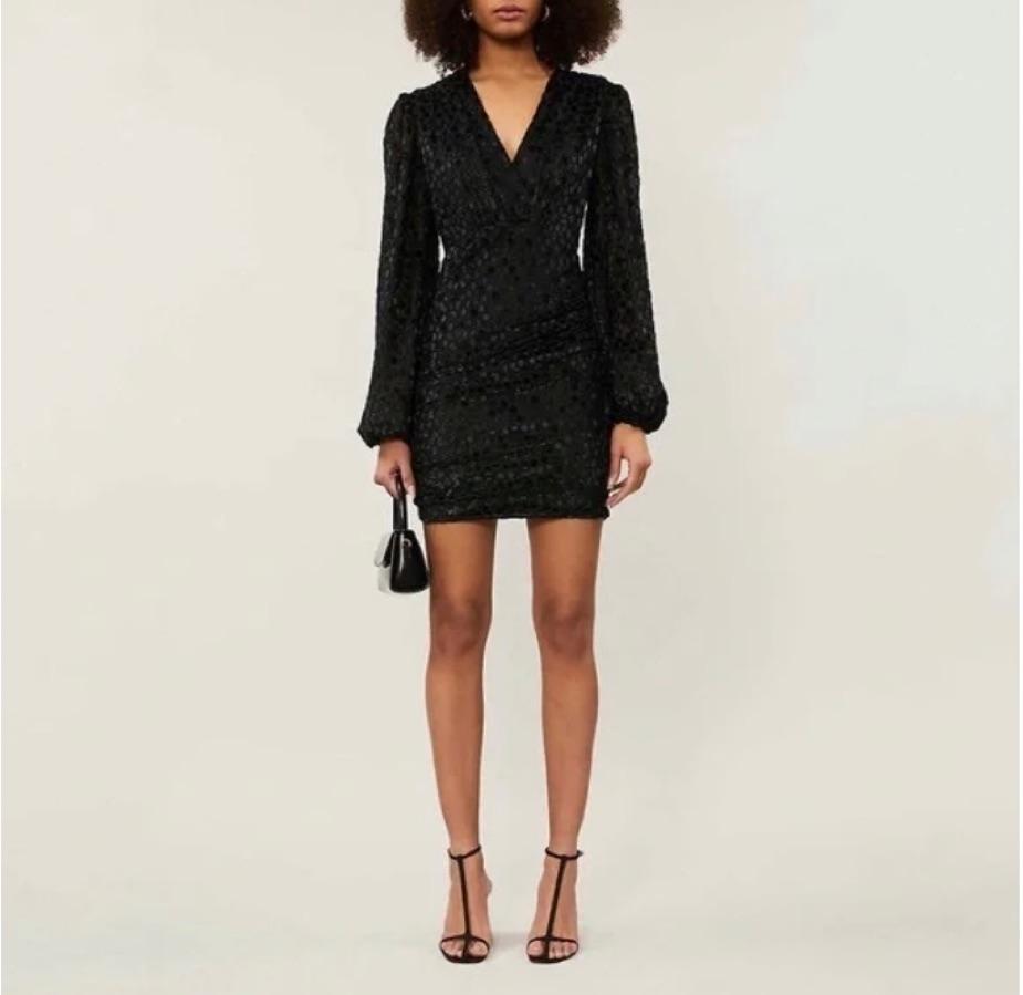 Maje Long Sleeve Mini Dress — photo 2 of 4
