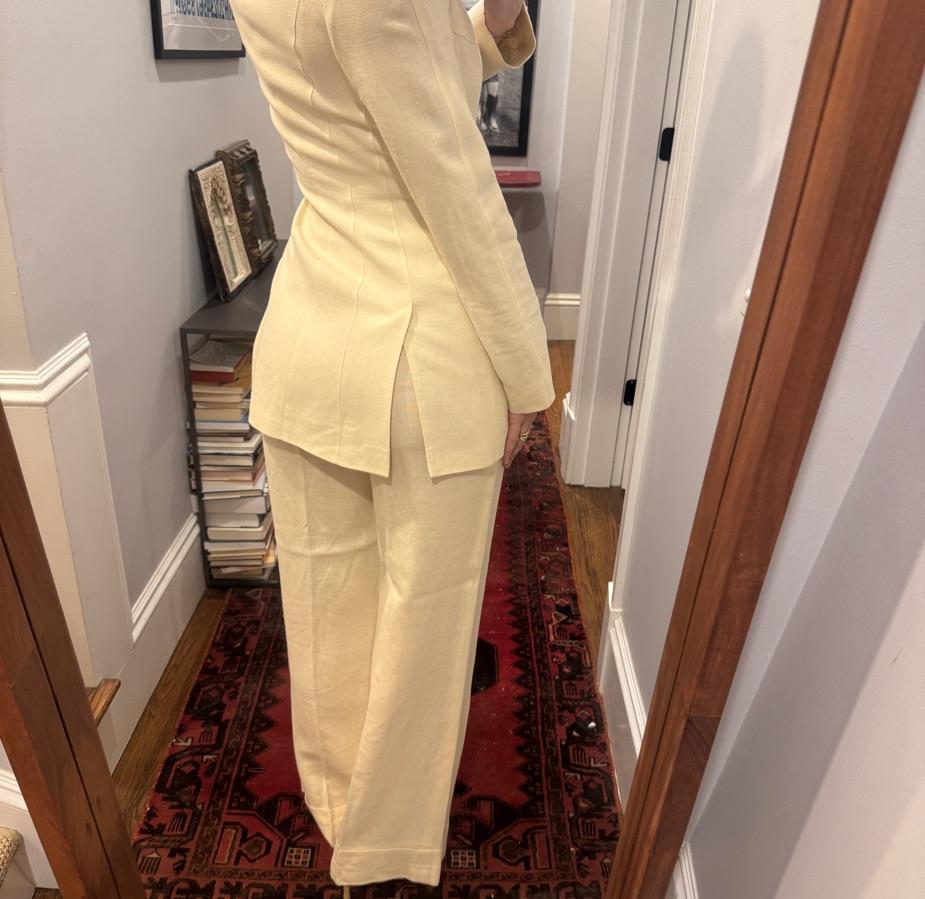 Vtg Mugler Ivory Pantsuit — photo 3 of 5