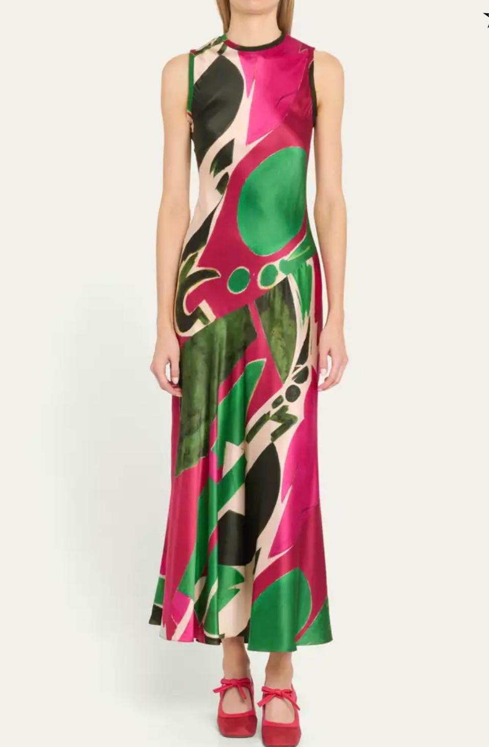 Vibrant Patterned Maxi Dress — photo 1 of 3