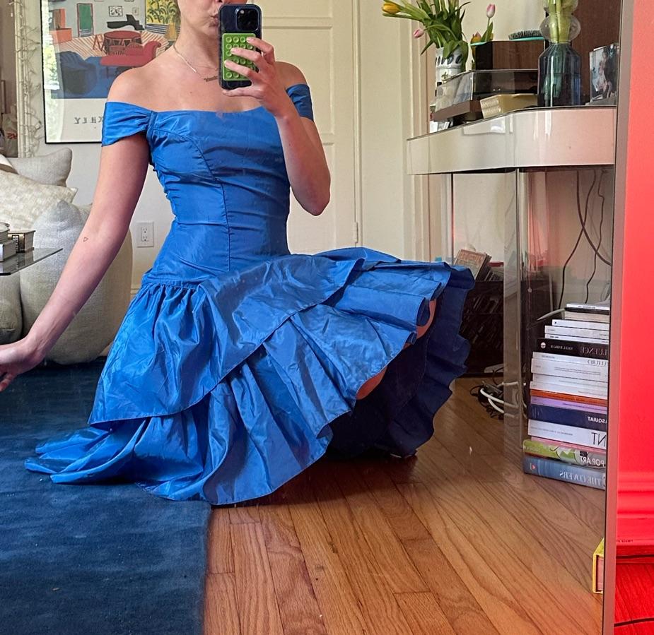 Vintage 80 style prom dress  — photo 2 of 2