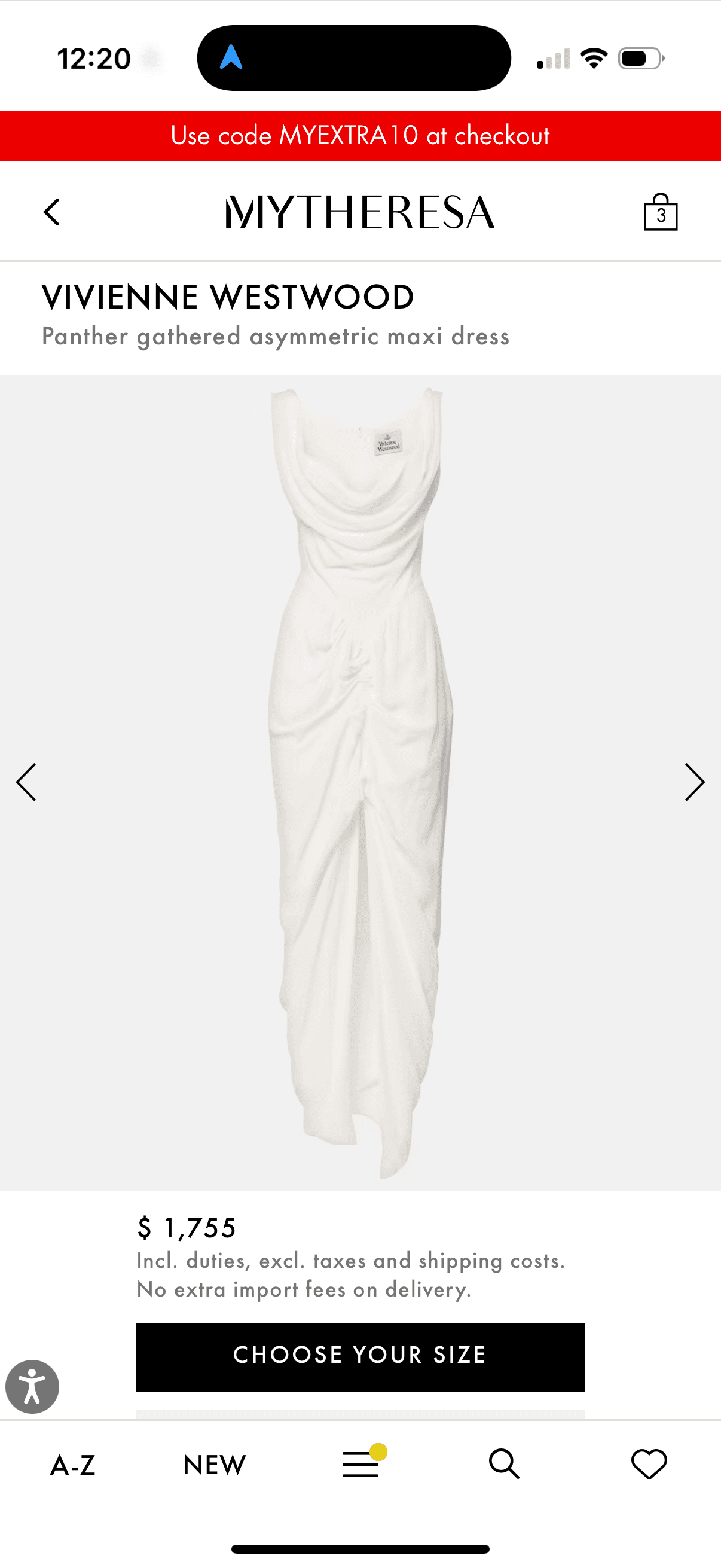 Vivienne Westwood Asymmetric Maxi Dress — photo 3 of 4