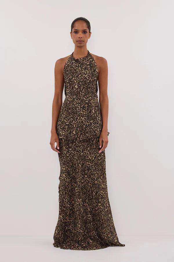 Marvilla Choc Halter Top and Skirt — photo 2 of 5