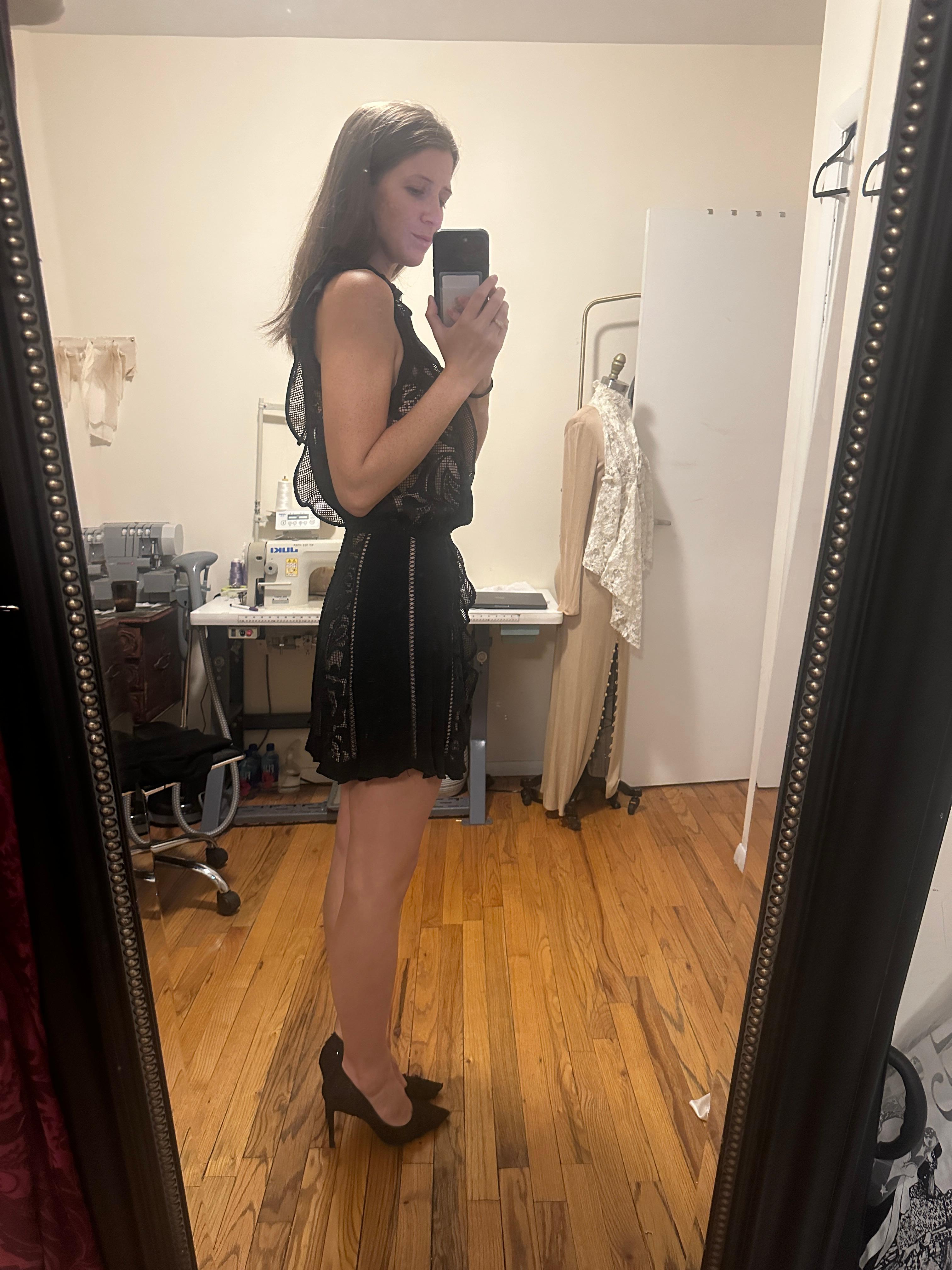 Alexis Black Lace Dress — photo 3 of 6
