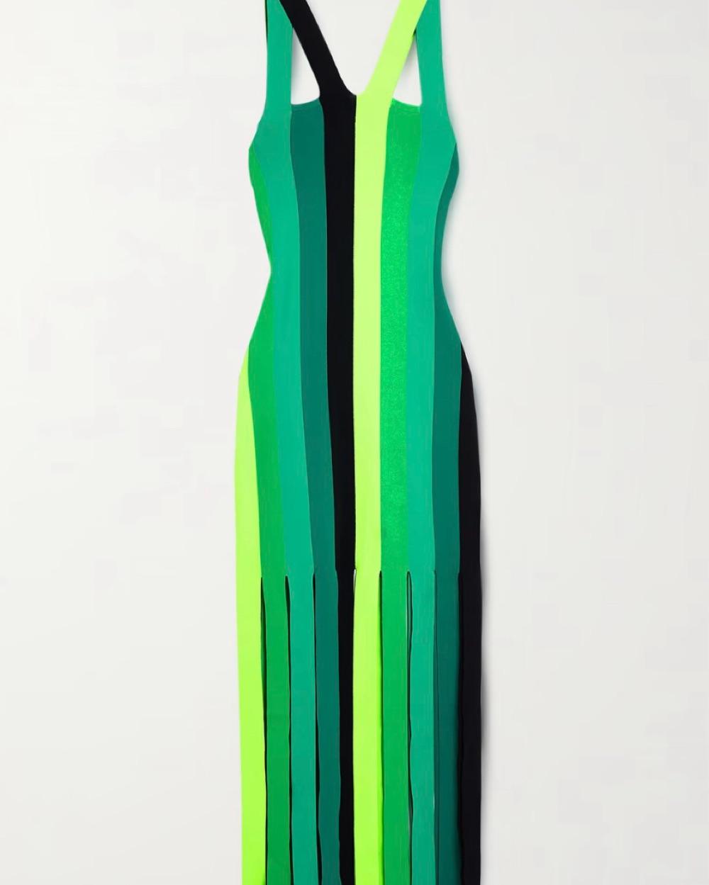CJR Vibrant Striped Maxi Dress — photo 1 of 5