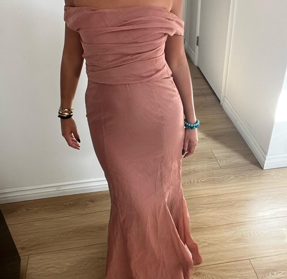 ASOS off the shoulder gown  — photo 3 of 4