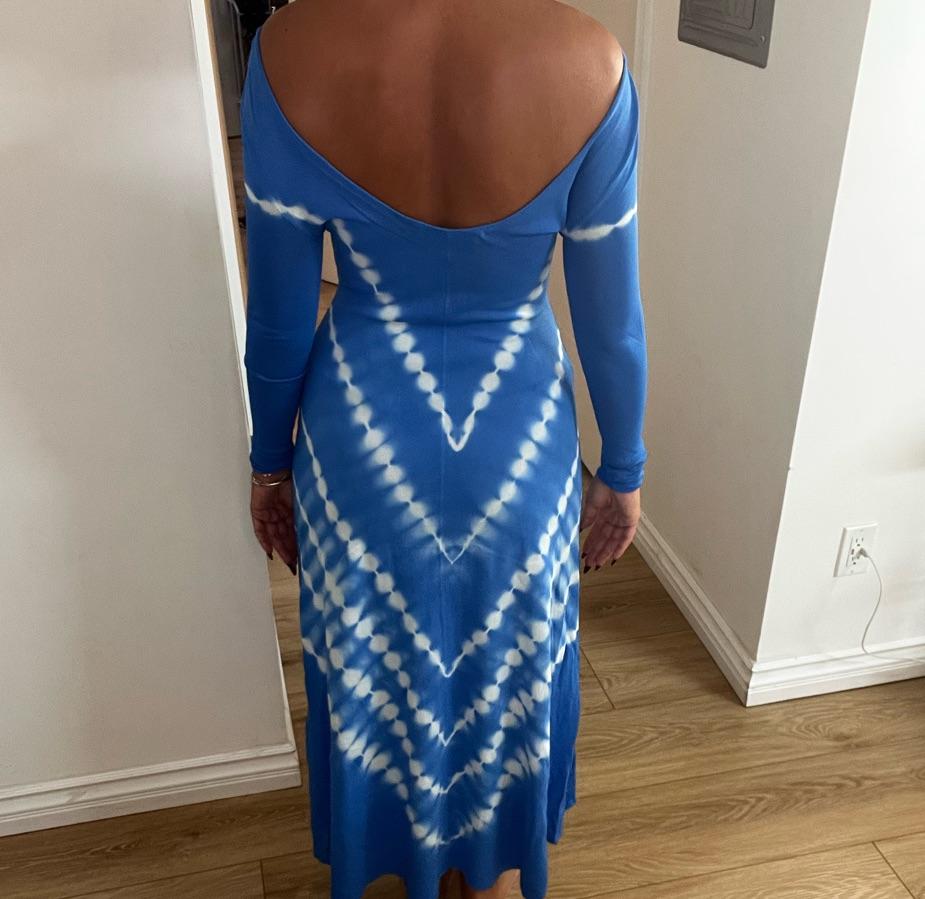 Zara Tie dye slip dress — photo 5 of 5
