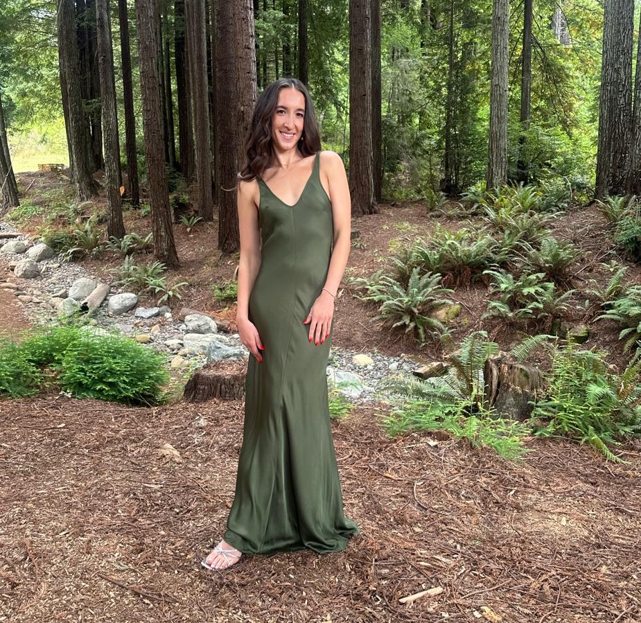 L’agence Green Maxi Dress