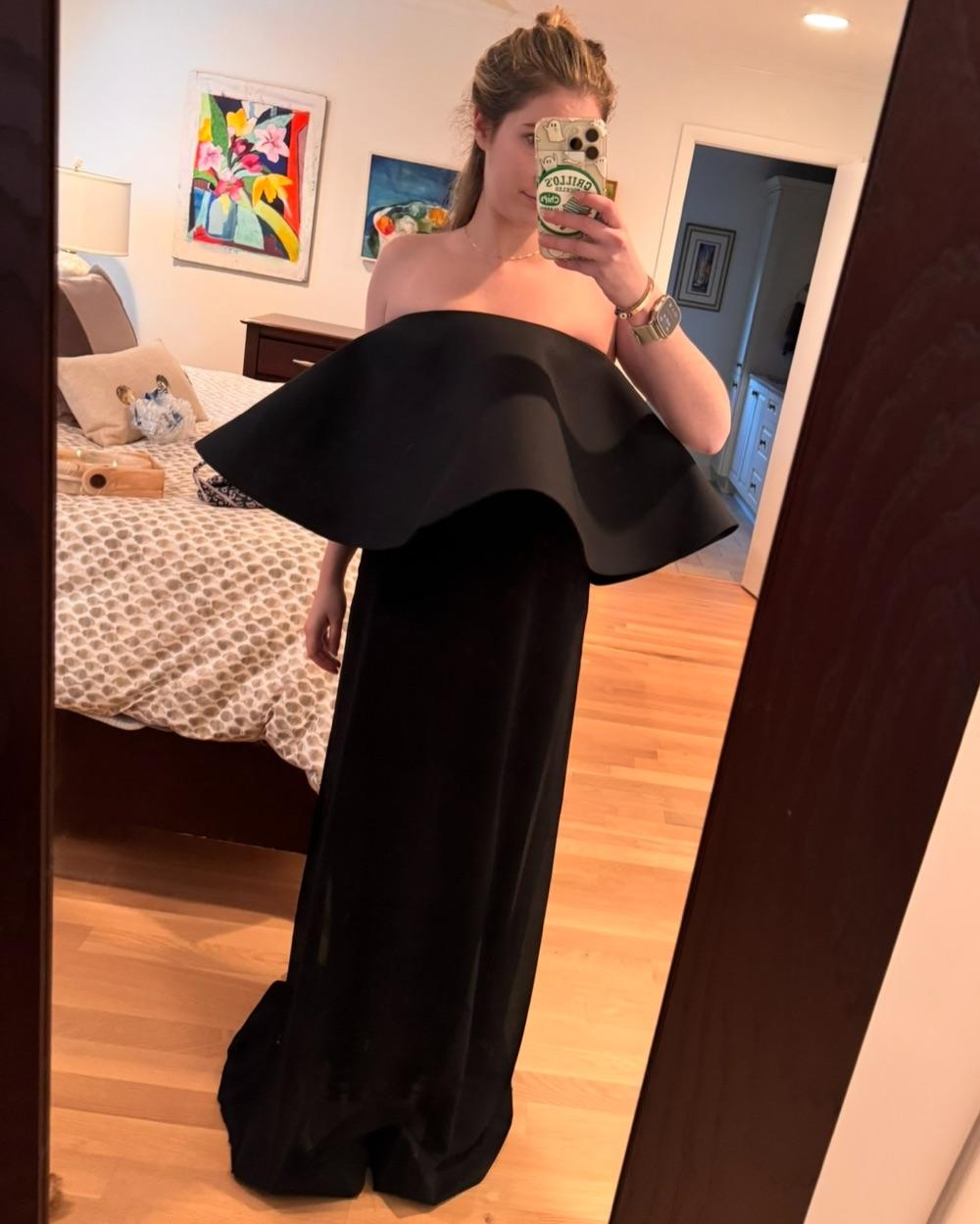jacquemus la vela gown — photo 3 of 5