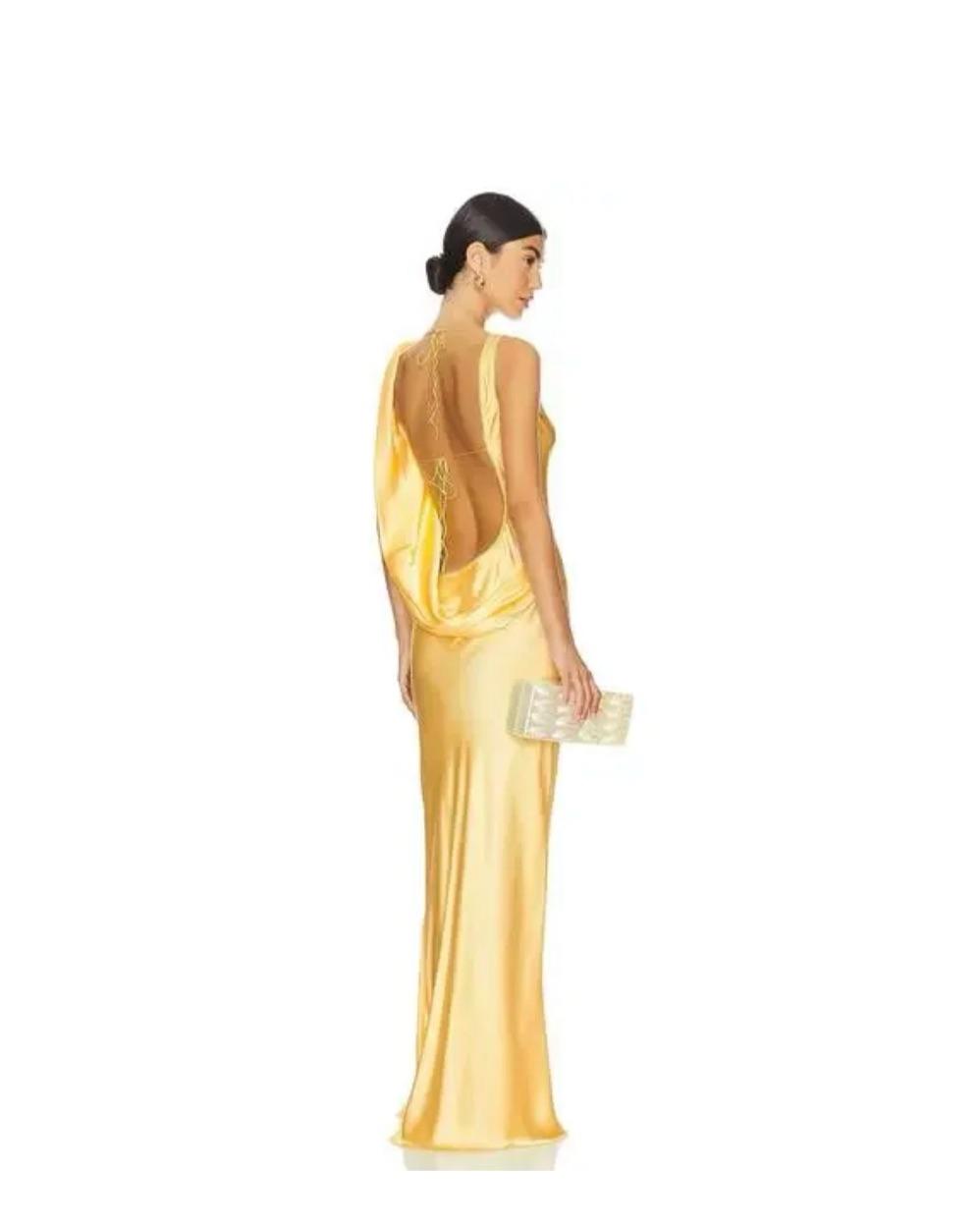 Anjea Maxi Dress In Yellow — photo 2 of 6