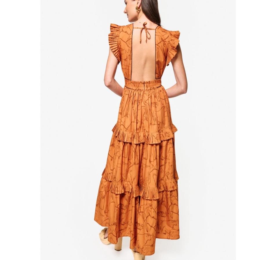 Couper Cora Orange Dress — photo 5 of 5