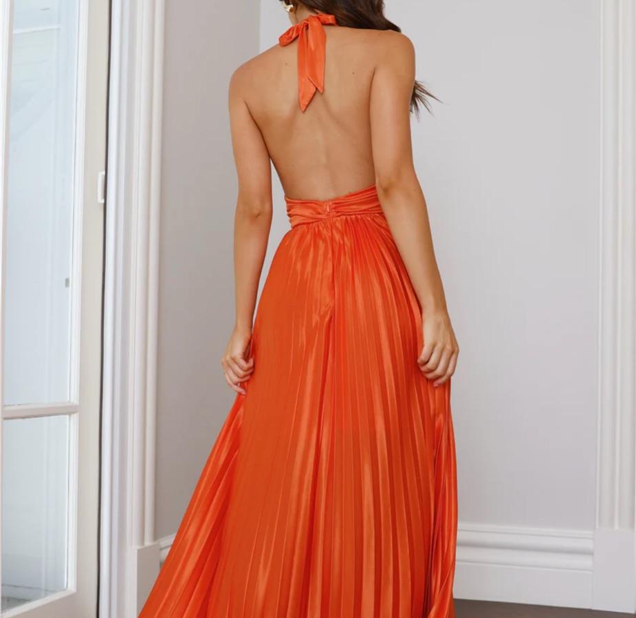 Maxi dress Orange  — photo 2 of 2