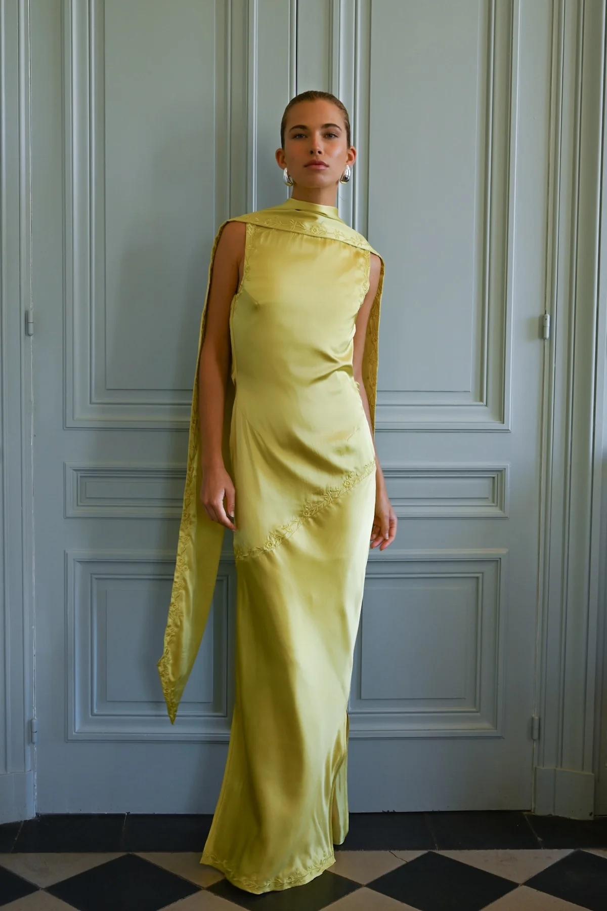 Yellow the Label embroidered maxi dress  — photo 2 of 5