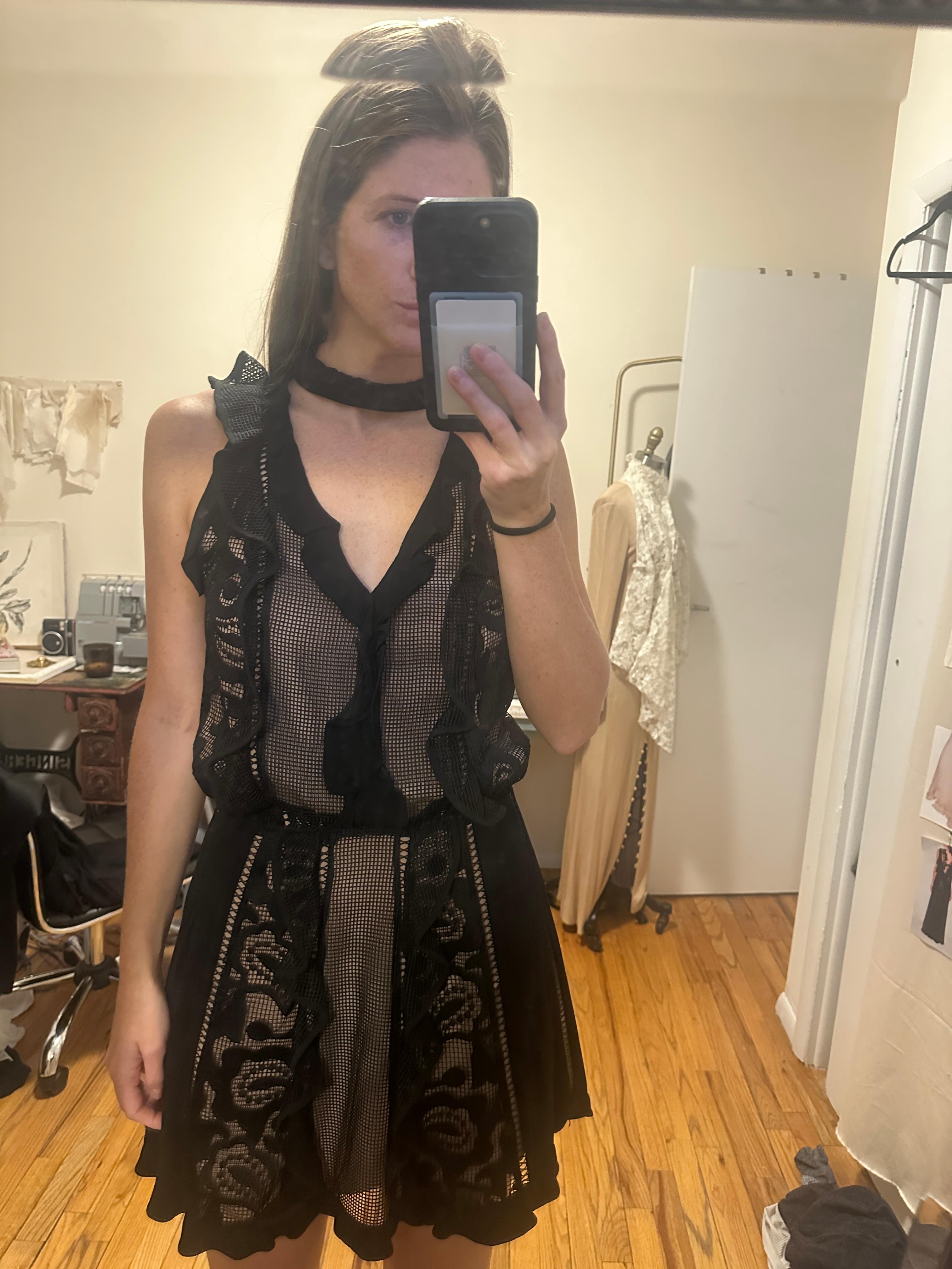 Alexis Black Lace Dress — photo 4 of 6