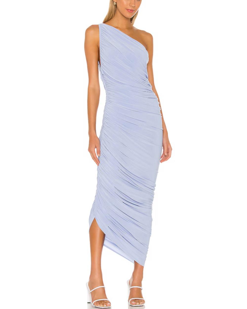 Norma Kamali Diana Gown Celestial Blue  — photo 2 of 3