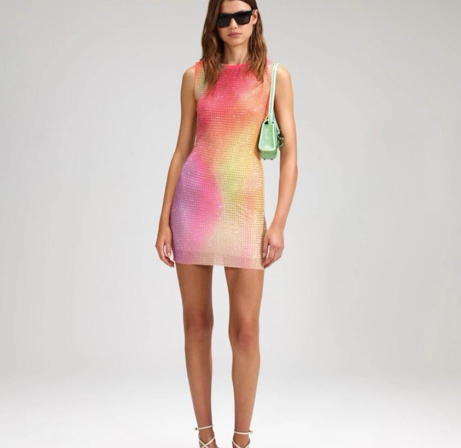 Self-Portrait Hotfix Minidress
