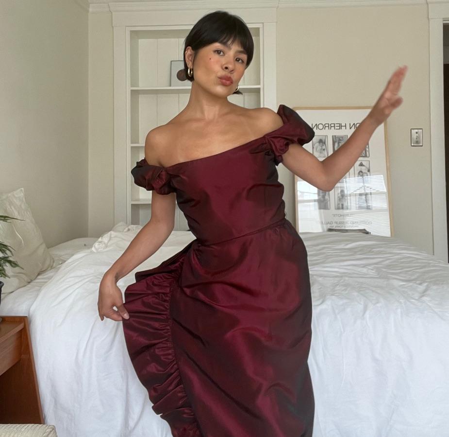 Vintage Taffeta Dress  — photo 2 of 2
