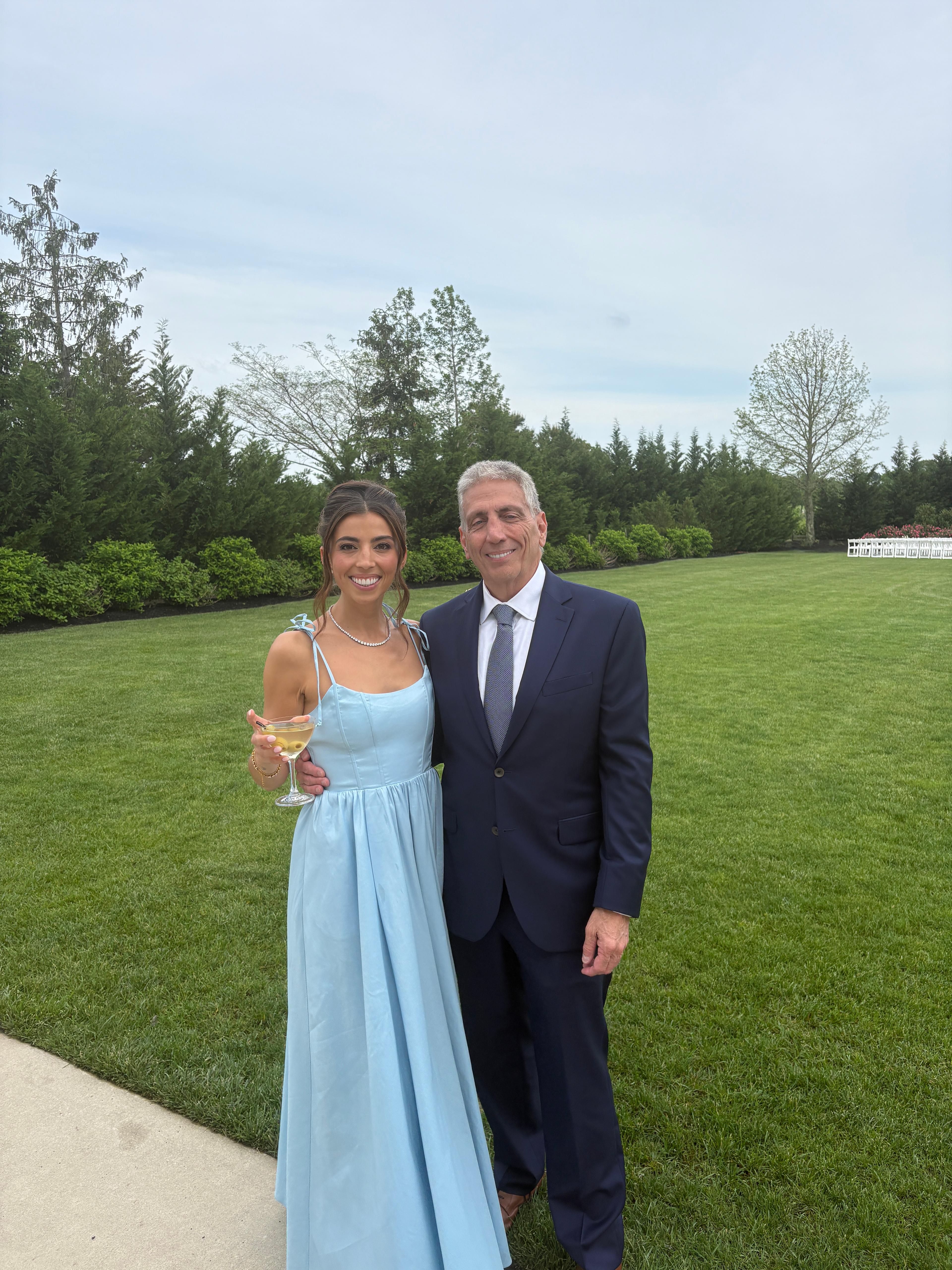 Light Blue Flowy Dress — photo 3 of 4