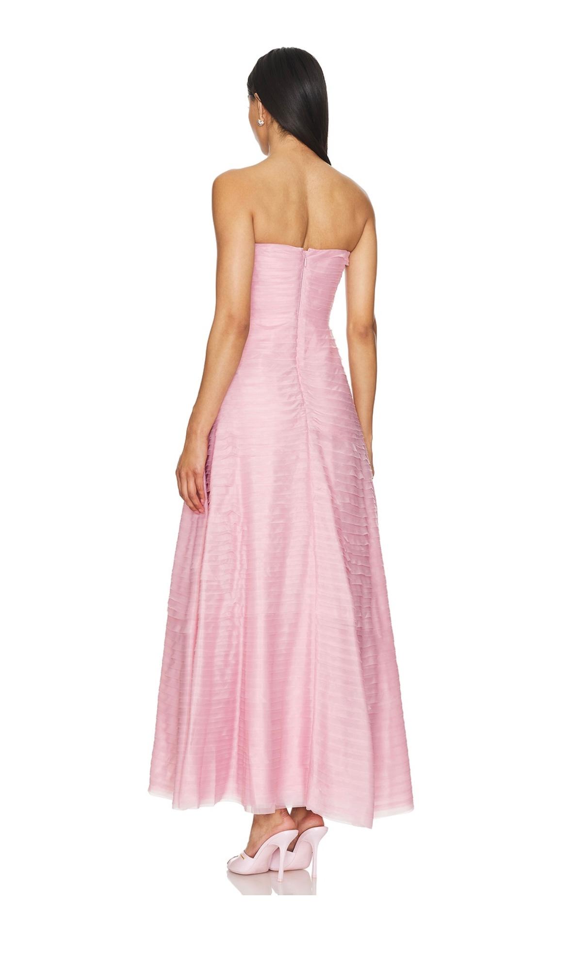 Aje Soundscape Maxi Dress - Chalk Pink — photo 3 of 5