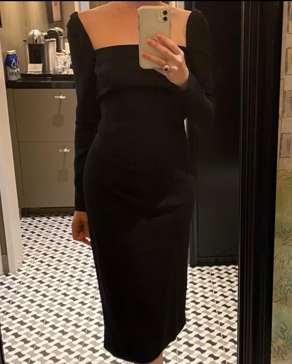 Square neck dress — photo 2 of 3