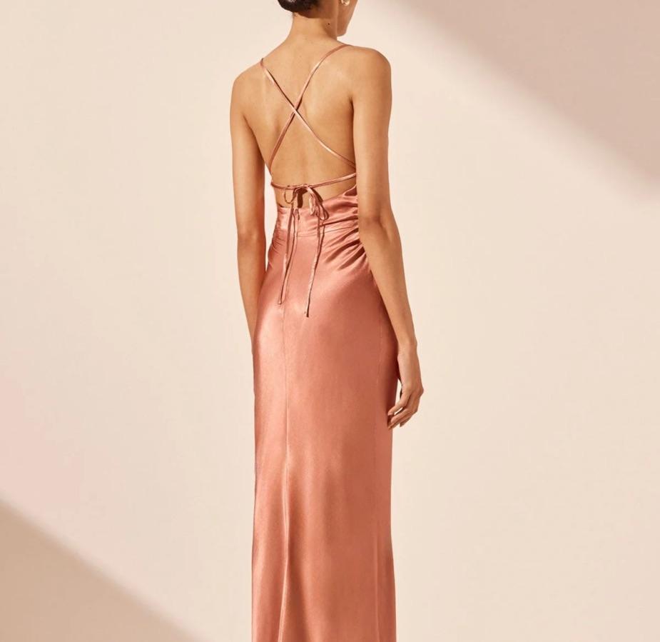 Shona Joy La Lune Lace Back Maxi Dress — photo 3 of 5