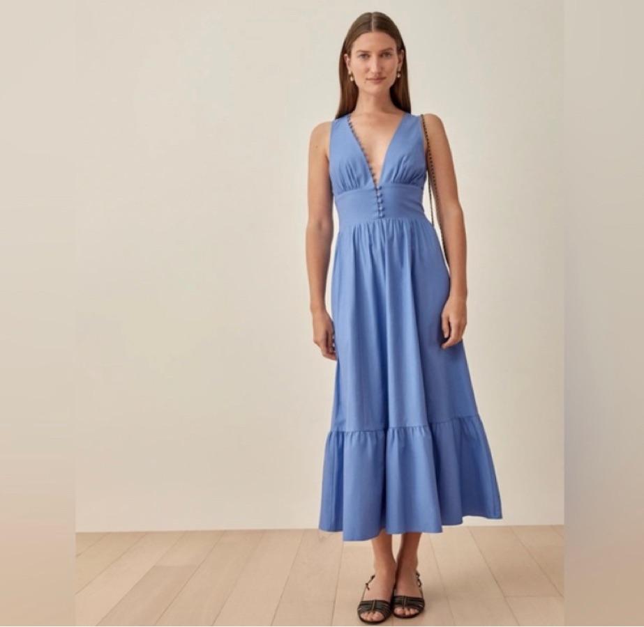 Reformation Blue Jovi Dress — photo 2 of 3