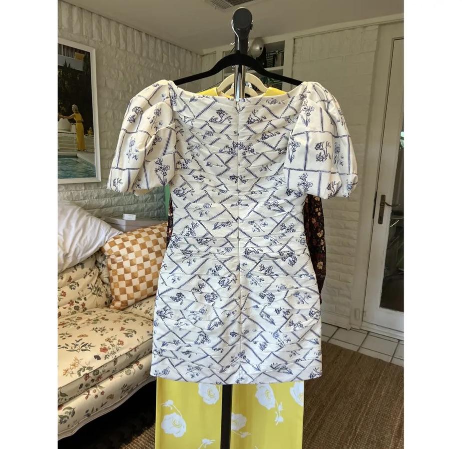 Khaite puff sleeve mini dress — photo 4 of 4