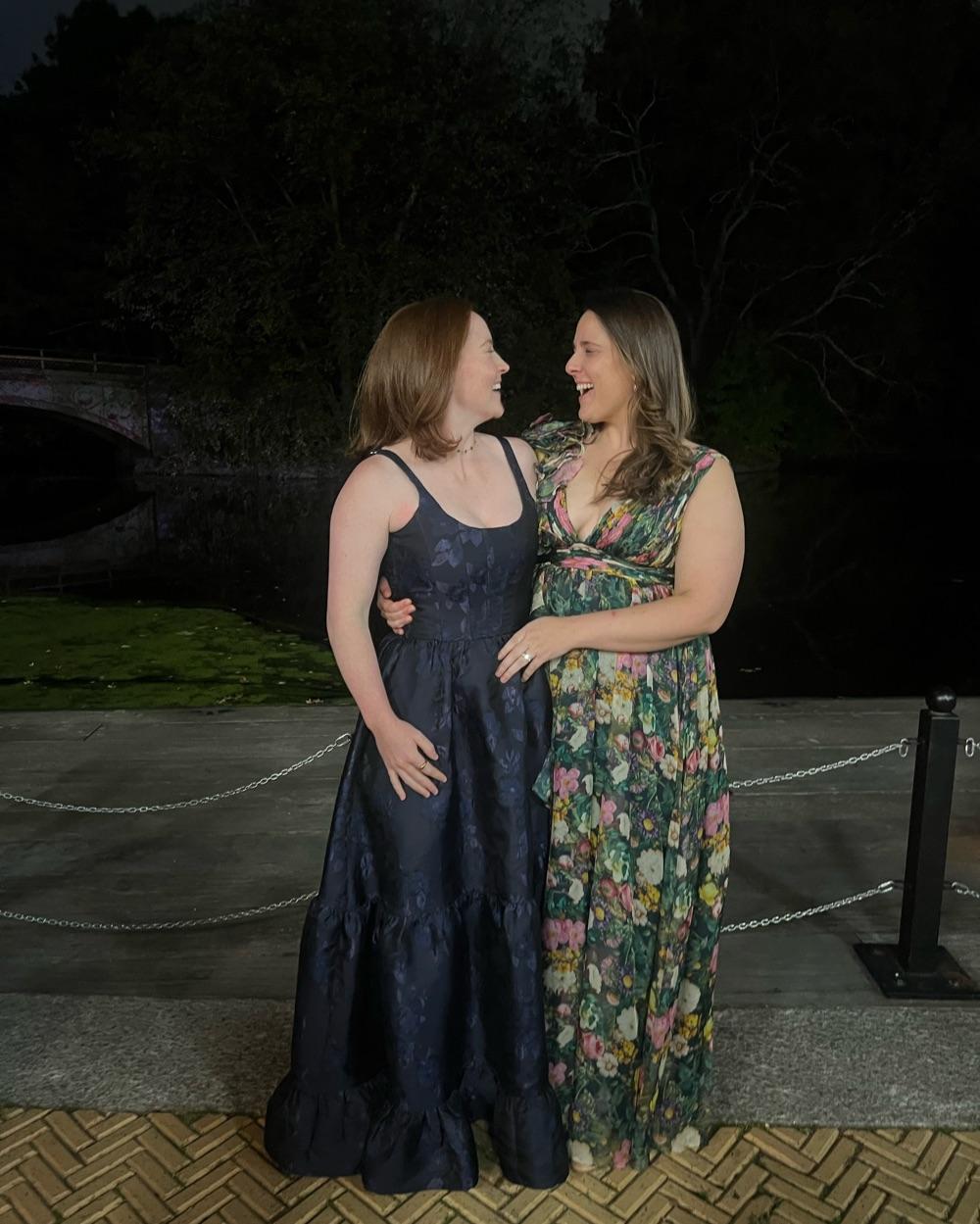 Green Floral Gown — photo 3 of 4