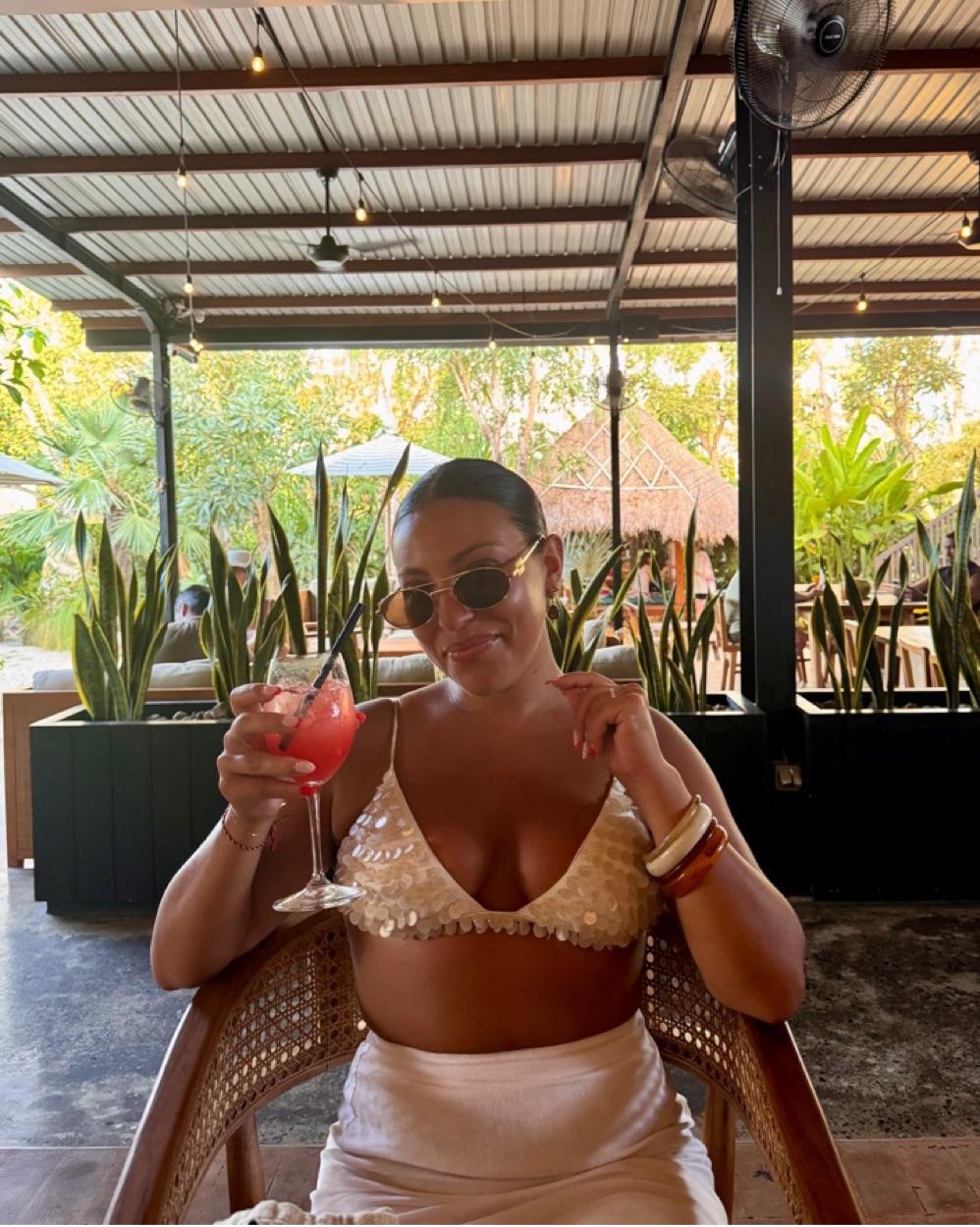 Agua Bendita Beaded Bikini Top — photo 4 of 4