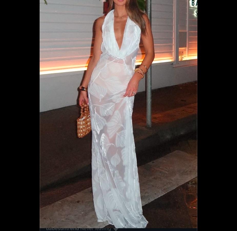Janthee sheer dress 