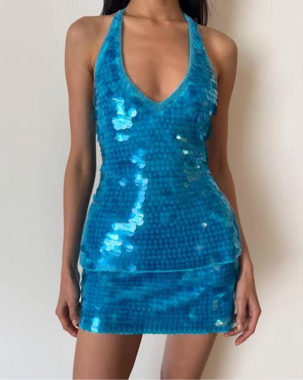 Guizio blue paradise sequin set — photo 3 of 4
