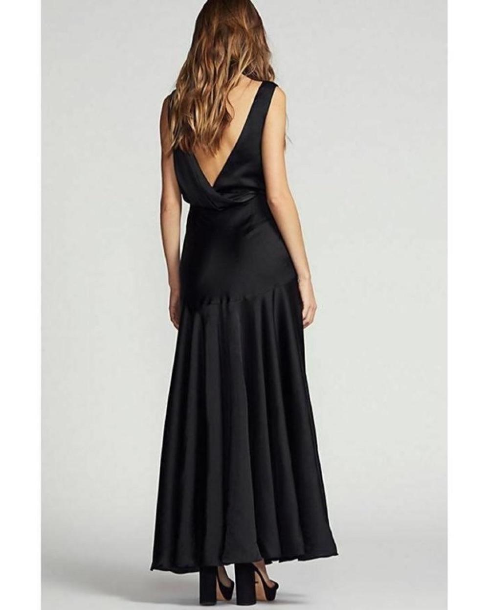 Frame & Partners Essie, Black Maxi Dress — photo 2 of 3
