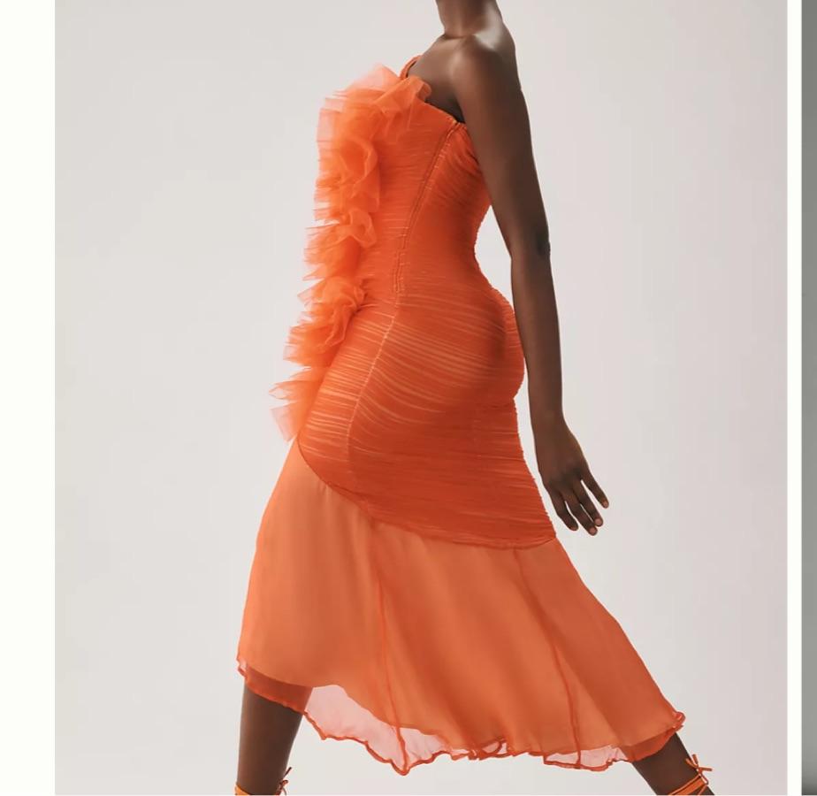 Vineet Bahl Ruched Dress — photo 5 of 5