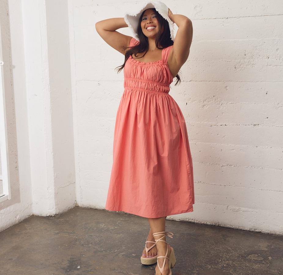 Coral Ciao Lucia Clara dress  — photo 3 of 4