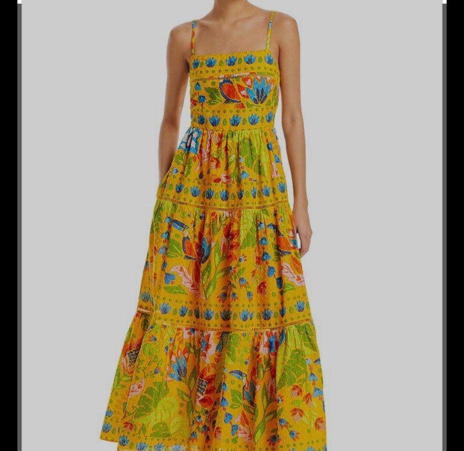 farm rio yellow dress — photo 2 of 2
