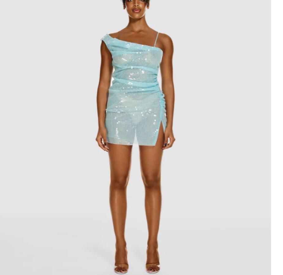 CULTNAKED Blu Moon Dress