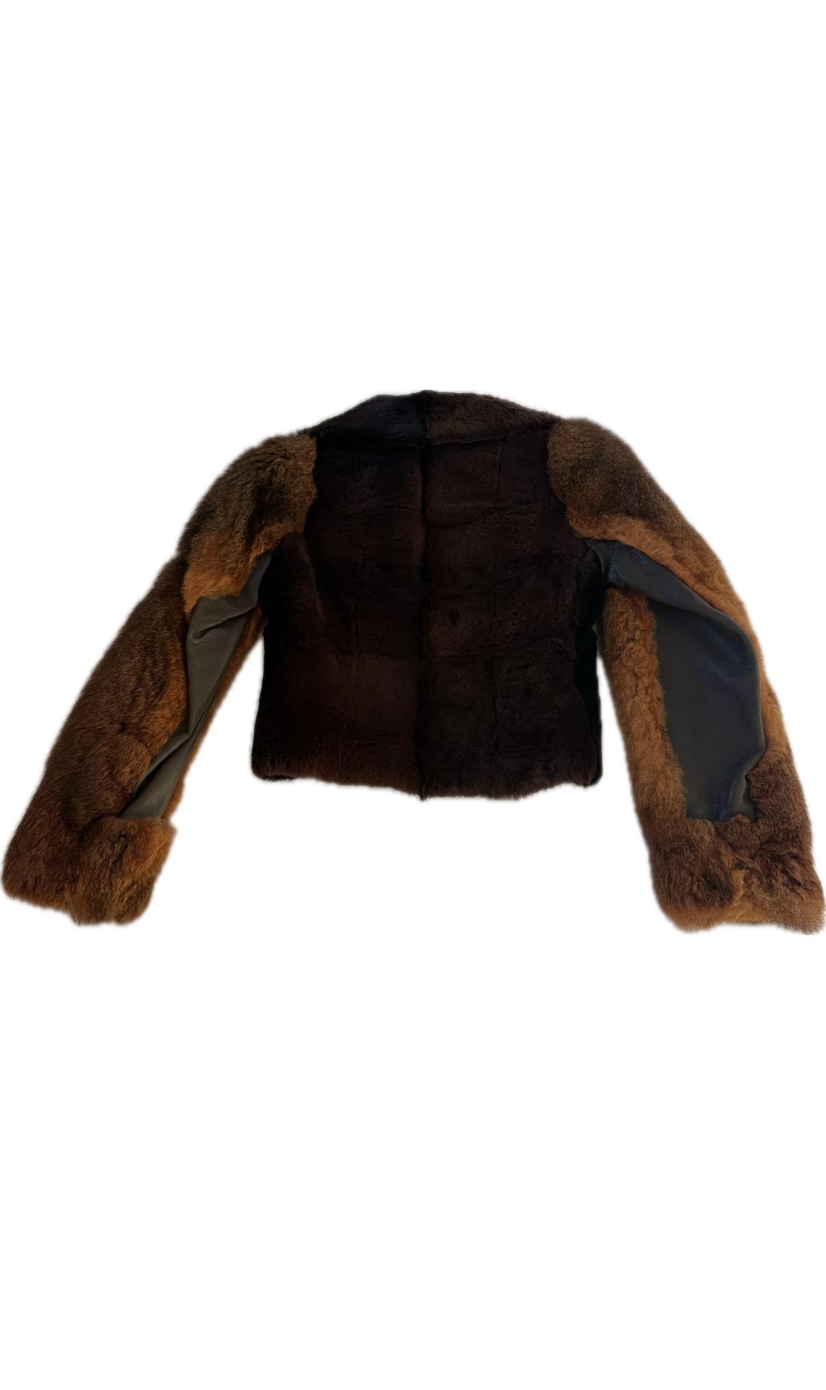 Vintage Fur Two Tone Jacket — photo 2 of 2