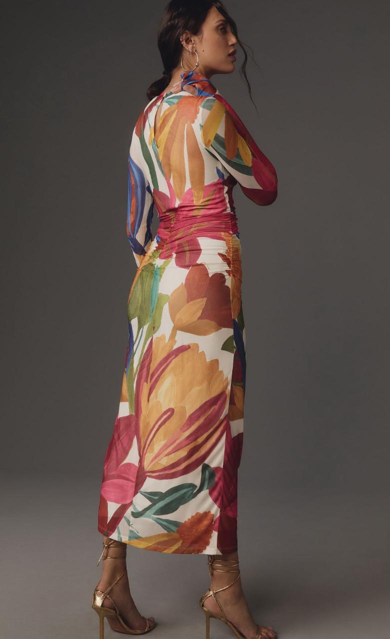Floral Midi Dress — photo 3 of 3