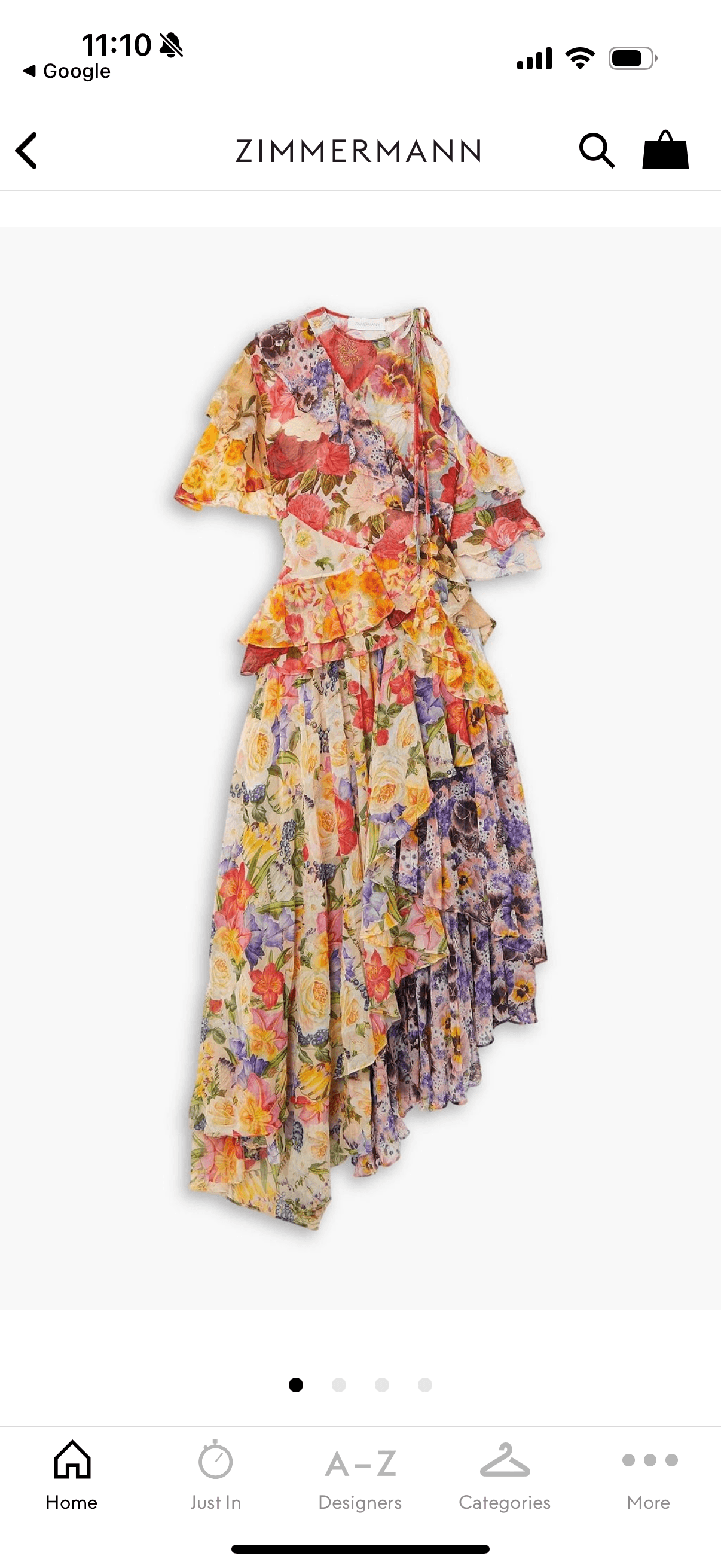 Zimmerman Floral Asymmetrical Dress — photo 5 of 6