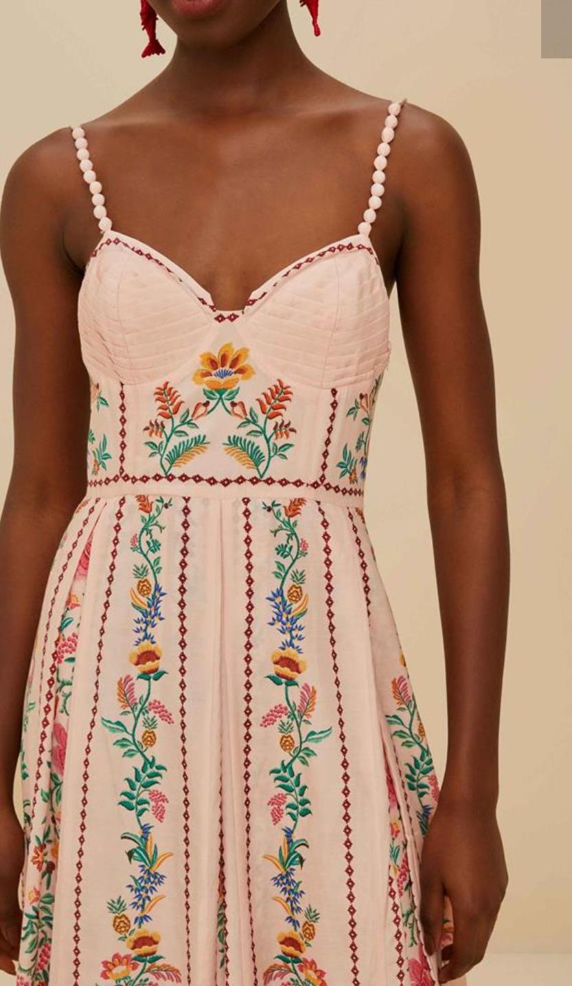 Pink Floral Dress — photo 3 of 3