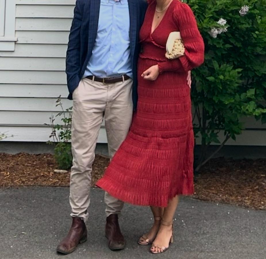SEA Pasha Pleated Smocked Midi Dress — photo 2 of 5