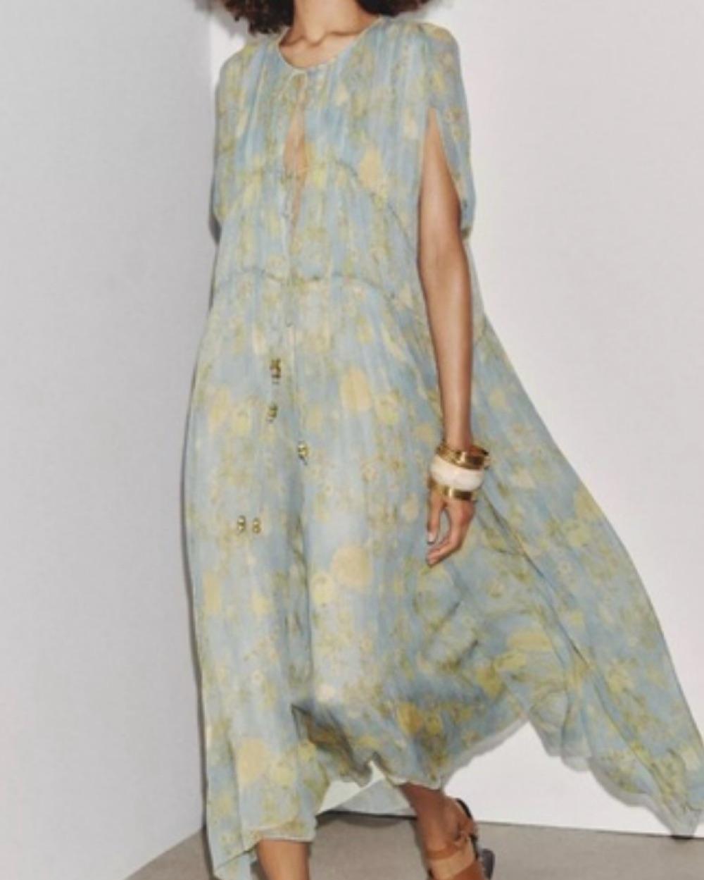 Zara ZW Collection Printed Dress — photo 1 of 5