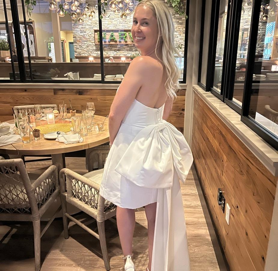 Sachin&Babi Strapless Bow Mini — photo 1 of 4