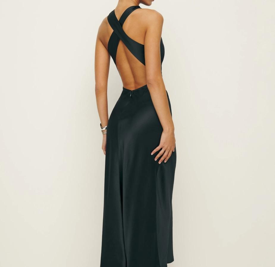 Reformation cassette silk dress — photo 3 of 4