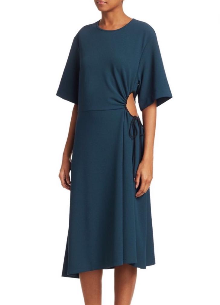 See by Chloe Teal Dress with Side Cutout