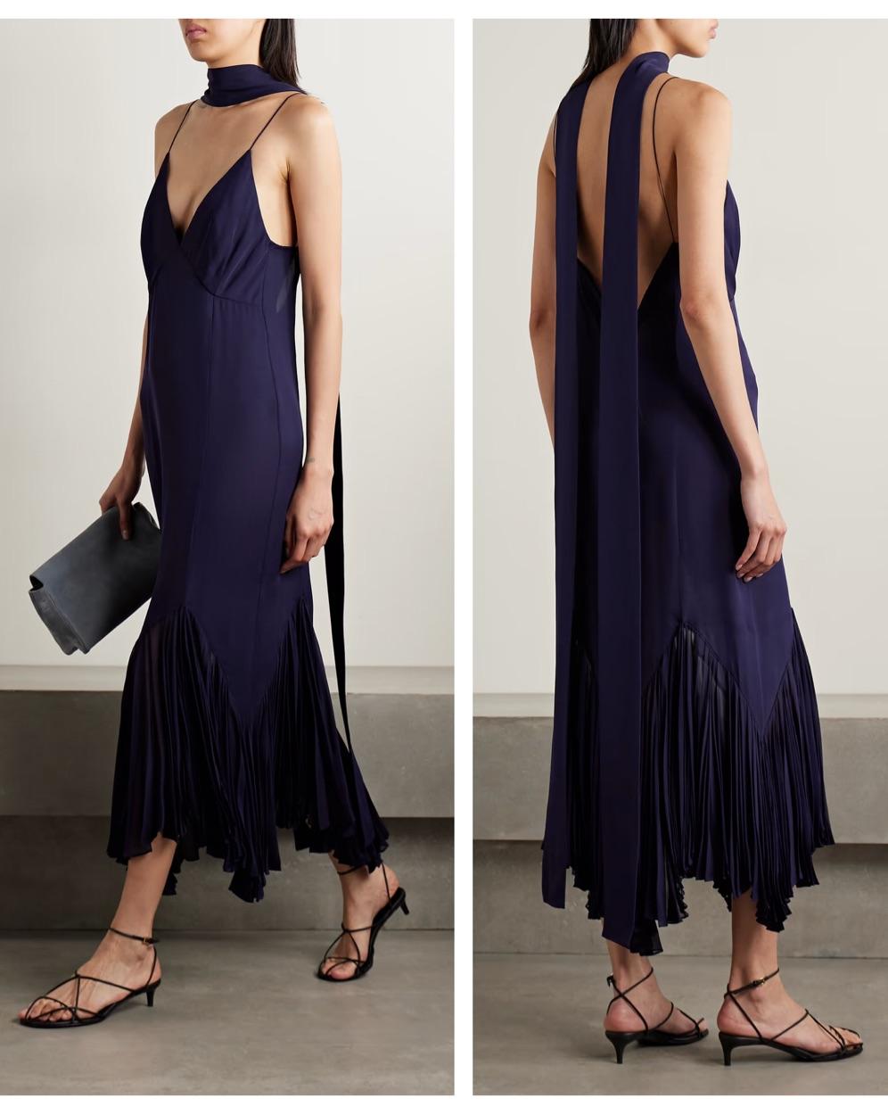 Khaite Candita Dress - Amethyst US 8