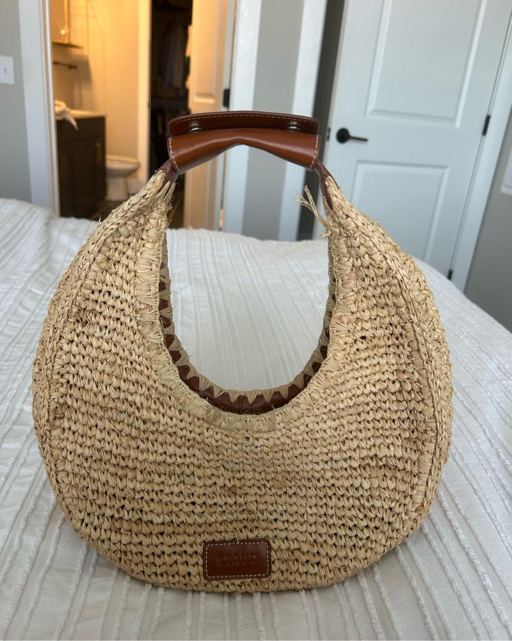 Staud Raffia Bag