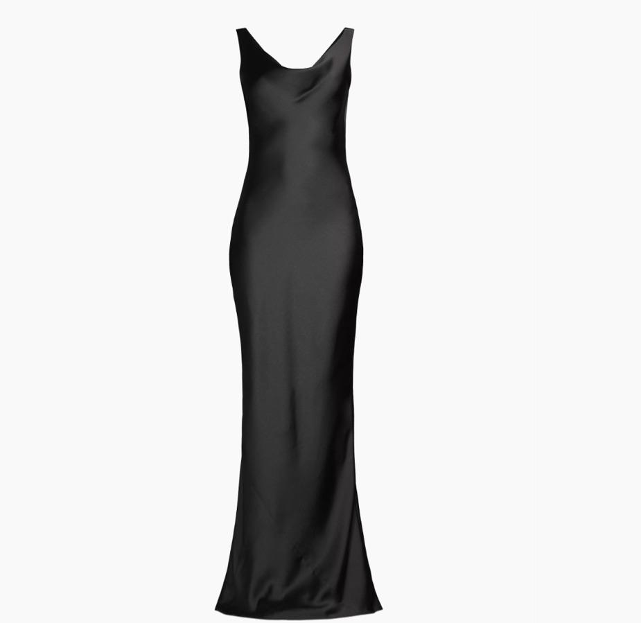 Norma Kamali Maria Satin Gown — photo 2 of 2