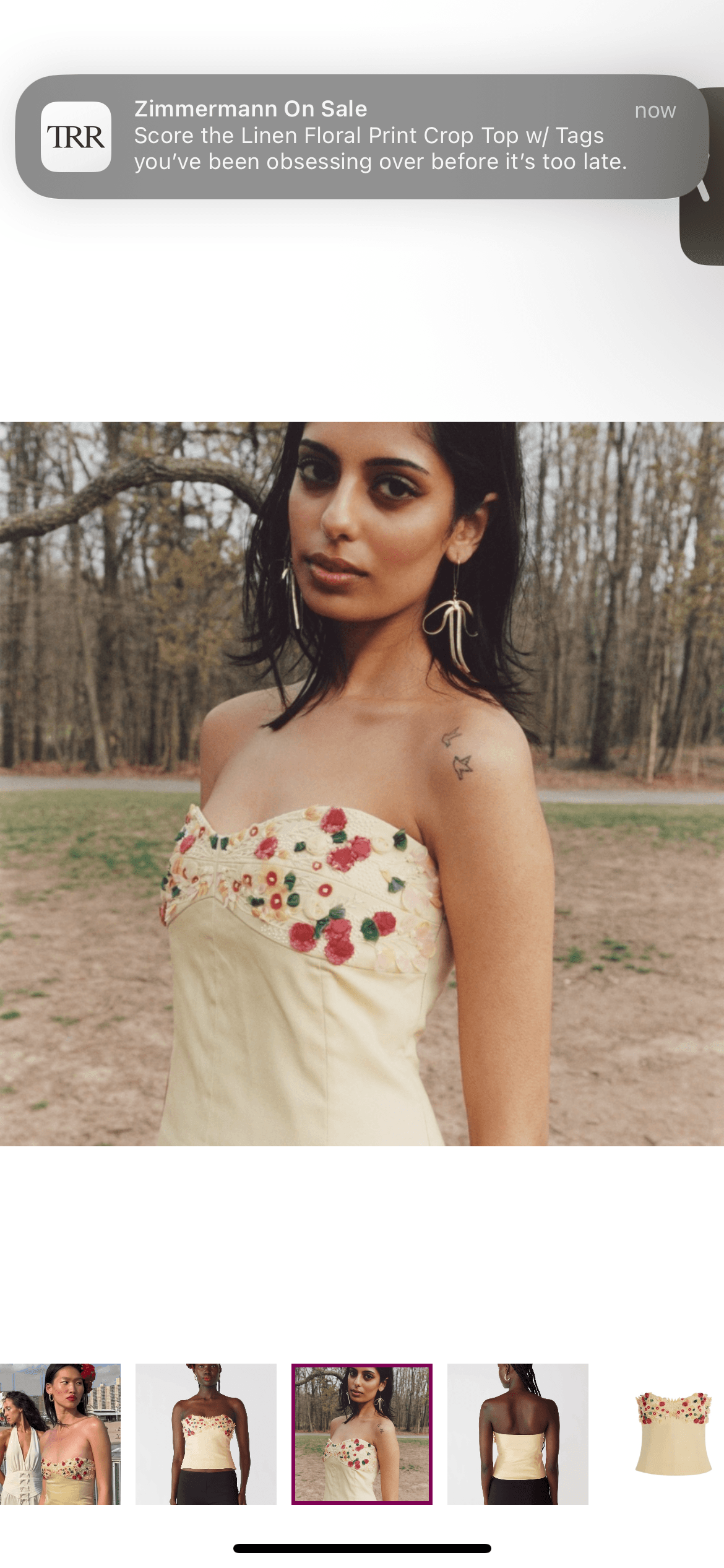 Orseund Iris Bouquet Bustier - 6 — photo 5 of 6