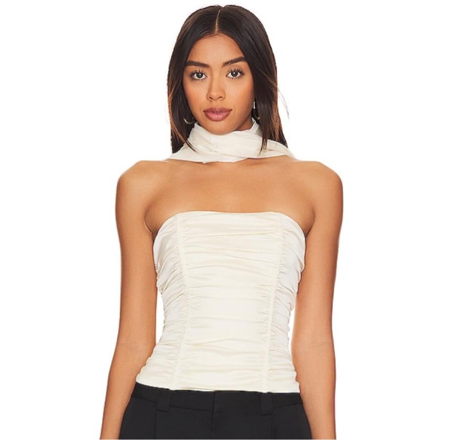 LIONESS corset with scarf top 